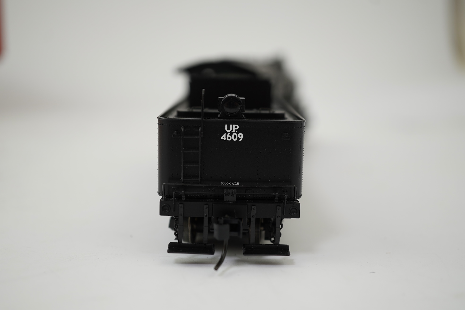Two boxed HO gauge Union Pacific locomotives; a Proto 2000 Heritage Steam Collection USRA, 4609, 0-6-0 locomotive with bogie tender, together with a Mantua Consolidation, 396, 2-8-0 locomotive with bogie tender, both pow